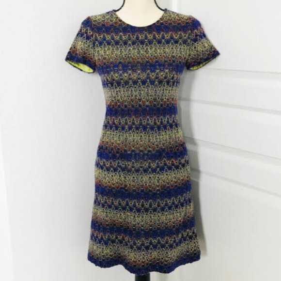 woolen midi dress
